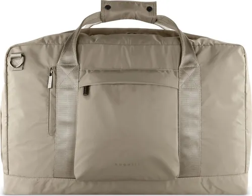 Bugatti Elia Weekender taupe 494072-62 - Reisetasche in taupe, 53 cm groß, mit stilvollem Design und viel Stauraum für perfekte Wochenendausflüge.