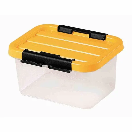 HEIDRUN Systembox 3 l, 23 x 19 x 12 cm mit Deckel, farblich sortiert