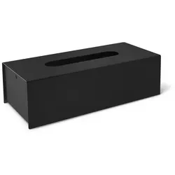 Zack Puro Kleenex Box aus Edelstahl, schwarz, ONE Size in schwarz von Zack
