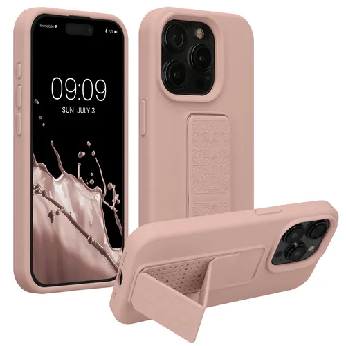 Hülle für iPhone 15 Pro Hülle Silikon Case Handy Cover Fingerhalter