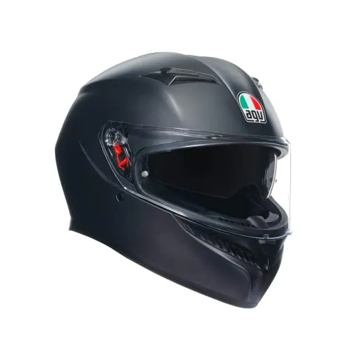 AGV K3 E2206 MPLK Motorradhelm - Motorradhelm mit ECE Vollvisier, kratzfestem UV-Visier und hervorragender Schweißabsorption für maximalen Komfort und Sicherheit auf der Straße.