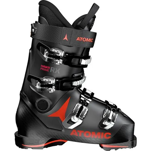 ATOMIC Herren HAWX PRIME RX GW Black/Red - Skischuhe für All-Mountain-Skifahrer mit optimalem Tragekomfort und Power. Dank Prolite Konstruktion und Memory Fit individuell anpassbar für besten Halt und Stabilität.