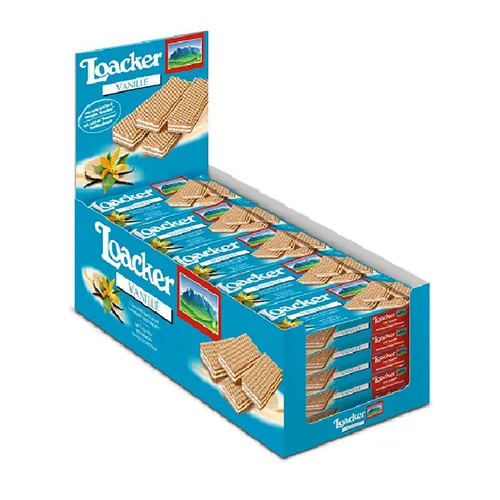 Loacker Classic Vanilla Waffeln 25x 45g von Loacker