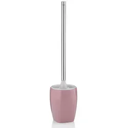 kela WC-Garnitur Landora, Retro-Look mit Edelstahlgriff - Toilettenbürstenhalter in Gletschergrau: Die stilvolle WC-Garnitur Landora kombiniert elegantes Design mit einem austauschbaren Bürstenkopf für optimale Hygiene. Teil einer großen Badezimmer-Serie.