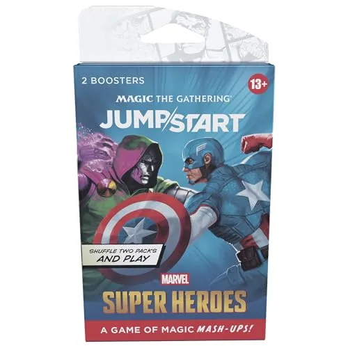 Magic: The Gathering | Marvel Super Heroes Jumpstart-Booster-Doppelpack | Kartenspiel für 2 Personen (Englische Version)