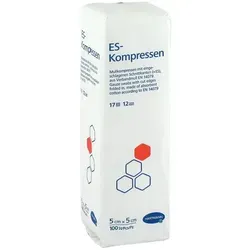 Es-kompressen unsteril 5x5 cm 12fach