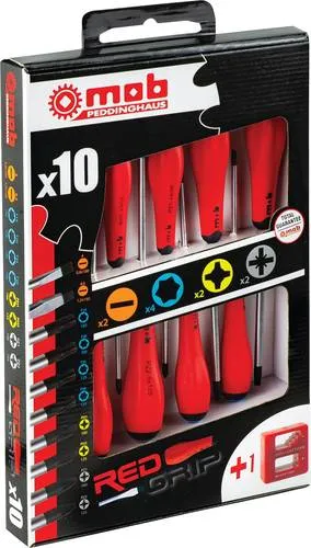 Schraubendrehersatz Redgrip 9129000801 - Vielseitiger Schraubendrehersatz für präzise Arbeiten, ideal für Heimwerker und Profis.