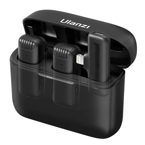 Ulanzi Funkmikrofon-Set mit zwei Sendern für Lightning U-J12-L