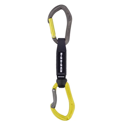 Alpha Sport Quickdraw - Express-Set 12 cm titanium-lime - Express-Set für Kletterer, ausgestattet mit Alpha Clip und Alpha Pro Karabinern für einfaches Clippen und hervorragendes Handling.