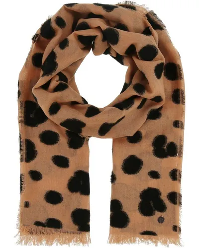 Fraas Modeschal Polyesterschal mit Leo-Design in gelb von FRAAS