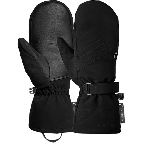 Reusch Alena R-tex XT Mitten black/silver (7702) 7,5 - Outdoor Fäustlinge Unisex & Herren mit wasserdichten Eigenschaften und hochwertiger PrimaLoft Gold-Isolierung für optimale Wärme und Komfort, ideal für kalte Tage.