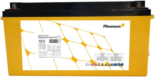 Phaesun Blei-AGM-Akku Sun Store 150, 12 V, 175 Ah von Victron Energy
