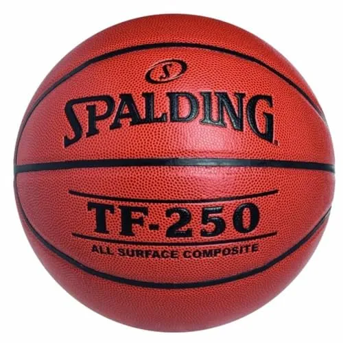 Spalding React TF 250 76802Z Basketball - Basketball Größe 6, ideal für Training und Wettkampf, mit einzigartiger Leder-Verbundbeschichtung für optimalen Grip und Haltbarkeit.