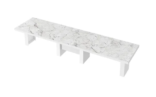 Design Esstisch HLA-111 Hochglanz XXL in weiß von Design Impex