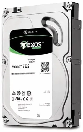 Seagate Exos Nearline Enterprise 2TB Festplatte - Enterprise-Festplatte für Server und NAS, bietet höchste Leistung und Zuverlässigkeit mit 550TB/Jahr Workload und 2 Millionen Stunden MTBF.