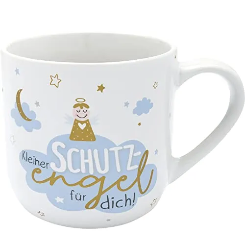 Tasse groß Motiv Schutzengel: Tasse mit Motivdruck: