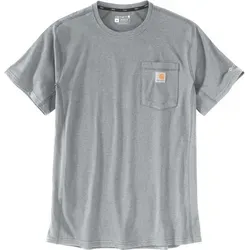 Carhartt Force Relaxed Fit Midweight Short Sleeve Pocket T-Shirt, grau, Größe S für Männer