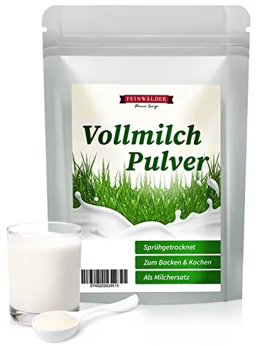Feinwälder® Vollmilchpulver, 1 kg, schonend sprühgetrocknet, in wiederverschließbarer Verpackung, Trockenmilchpulver für Babynahrung