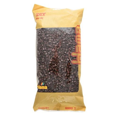 Hama 6000 Midi Bügelperlen 205-12 Braun Ø 5 mm Perlen Steckperlen Beads