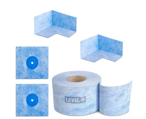 Level+ Fugendichtband Bandset Dusche Balkon Dichtband Dichtbahn Duschelement Ecken B5