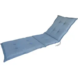 Madison A046 Rollliegenauflage - Gartenliege Auflage 200x60x8cm grau - Auflagen & Polster: Hochwertige Rollliegenauflage aus strapazierfähigem Baumwollmischgewebe, ideal für Komfort und Stil in Ihrem Garten.