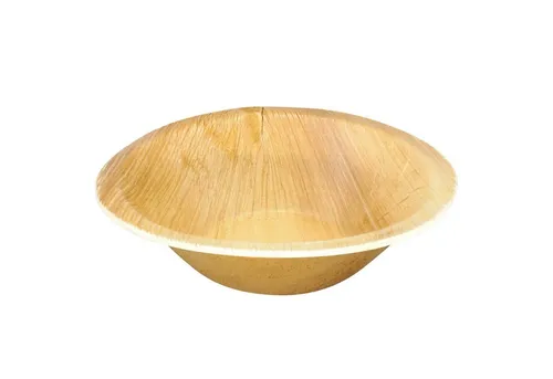 wisefood Einwegschale Palmblatt rund Ø 13 cm (100-tlg) von wisefood