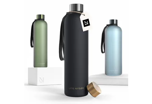 LARS NYSØM Trinkflasche Blæst - Auslaufsichere & Ultraleichte Tritan Sport Flasche - Trinkflasche 'Blæst' - Ideal für aktive Lebensstile, auslaufsicher und ultraleicht aus Tritan, perfekt für Sport und Freizeit.