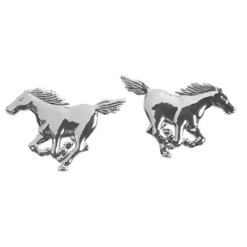 Emblem Lampa 3D verchromt - 2 Horses