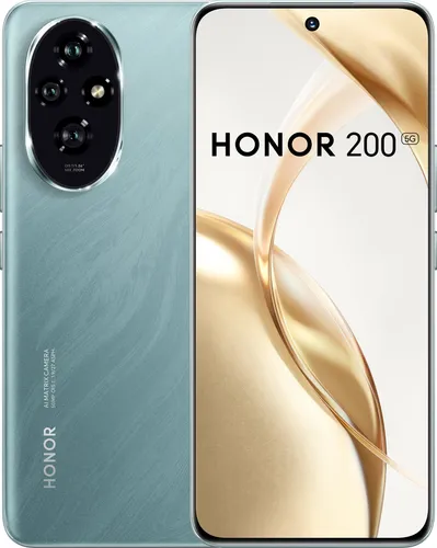 HONOR 200 256 GB Emerald Green Dual SIM - Smartphone mit 8 GB RAM und 256 GB Speicher, beeindruckender Emerald Green Farbton und Dual-SIM-Funktion für optimale Flexibilität.