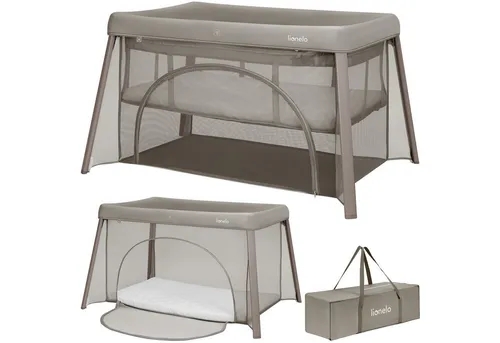 lionelo Baby-Reisebett MILA in beige von Lionelo