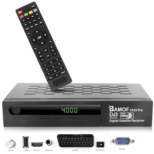 Digitaler Satelliten Receiver DVBS2 Full HD mit HDMI und USB