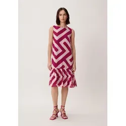 comma Minikleid Kleid Kleid mit Volants bunt 36 EU