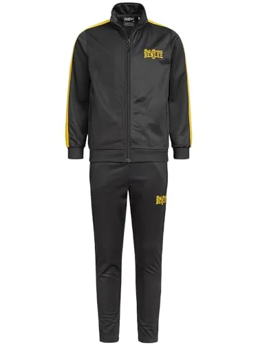Benlee Rocky Marciano Trainingsanzug Present Junior schwarz 128 - für Jungen - Trainingsbekleidung aus 100% Polyester, ideal für aktive Kinder etwa 8 Jahre, bietet höchsten Tragekomfort und Bewegungsfreiheit.