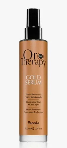Fanola Oro Therapy 24k Gold Serum Leuchtendes Fluid 100 ml Für Alle Haartypen