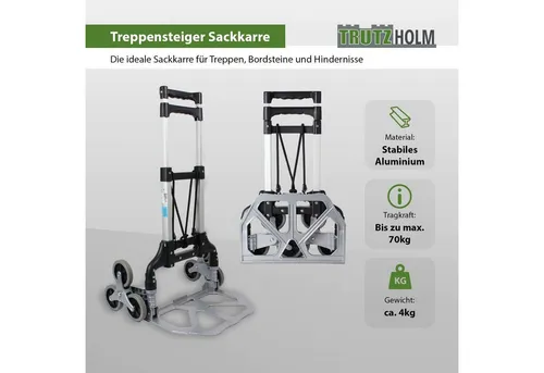 TRUTZHOLM Alu Treppensteiger Sackkarre