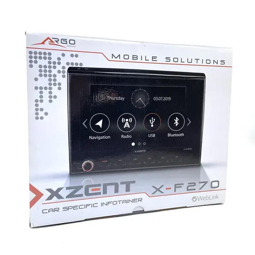 Xzent X-F270: 2 Din Infotainer für FIAT Ducato