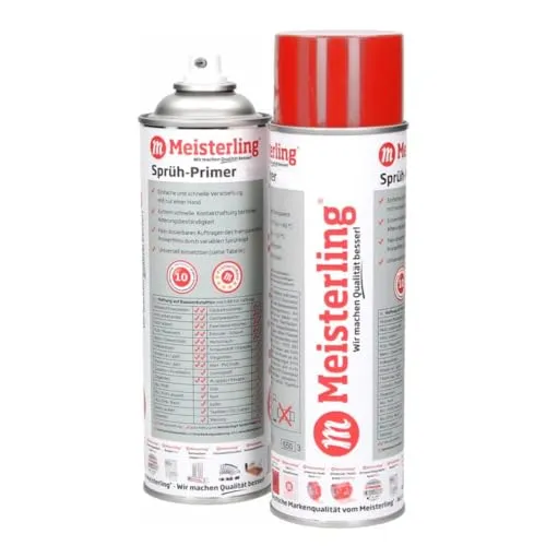 Meisterling x3 Sprüh-Primer 500 ml - Haftprimer mit exzellenter Haftvermittlung auf porösen Untergründen, schnell trocknend für zügige Weiterverarbeitung und einfaches Sprühen ohne zusätzliches Werkzeug.