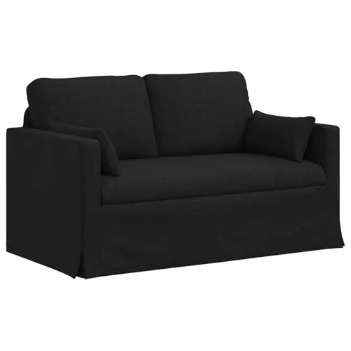 vidaXL Sofa Schwarz 139 x 78 x 80 cm Stoff von vidaXL