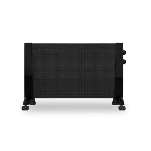 Cecotec Paneelheizung Readywarm 3000 - Schwarz - Effizienter elektrischer Heizkörper mit 2400 W Leistung, ideal für Räume bis 25 m². Sofortige Wärmeverteilung und Überhitzungsschutz für sichere Nutzung.