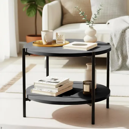 Couchtisch Edduma 50 cm grau