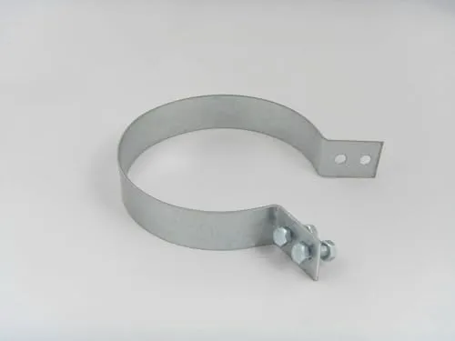 Rohrschelle Dachrinnenklemme Regenrohrschellen verzinkt Ø80-120 Auswahl (Ø80)