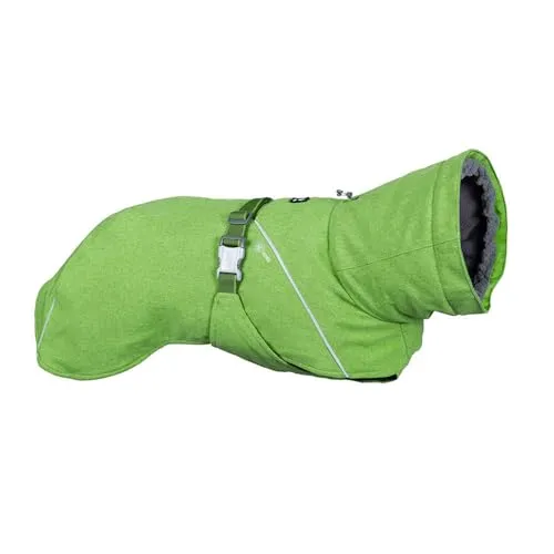 Hurtta Expedition Parka II Hundemantel (Grün, 28) - Wärmender Hundemantel für den Winter mit optimalem Sitz und Komfort. Das strapazierfähige Material sorgt für Langlebigkeit und Bewegungsfreiheit. Ideal für aktive Hunde, mit praktischer Öffnung für Geschirr.