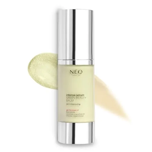 NEO MAKE UP Primer - Anti-Redness Color Corrector - Intense Serum Green Beauty Balm - Neutralisiert Rötungen - Anti-Aging & Calming Effect - 30 ml