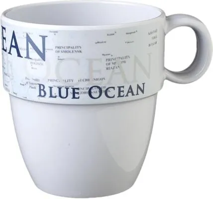Brunner Blue Ocean Tasse, 300ml, weiß