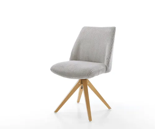 DELIFE Polsterstuhl Elso-Flex in grau von Delife