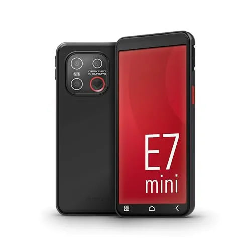 emporiaSMART.7mini Senioren-Smartphone - Simlockfreies Handy mit Notruftaste, 5,45