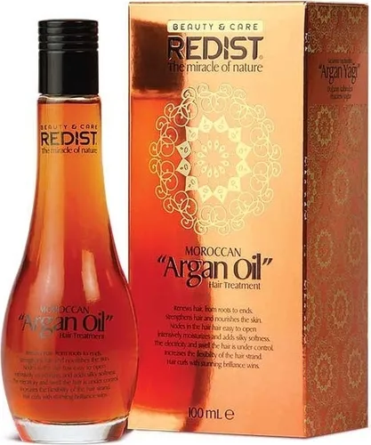 Redist Hair Oil Keratin 100ml - Anti-Frizz für gesundes Haar - Haaröle: Silikonfreies Arganöl für intensive Pflege und sofortige Regeneration von trockenem, brüchigem Haar. Ideal auch als Bartöl für Männer. Schenken Sie Ihrem Haar und Bart Glanz und Geschmeidigkeit!