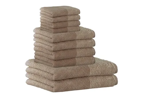 CAWÖ Handtuch Set, 10-tlg. in braun von Cawö
