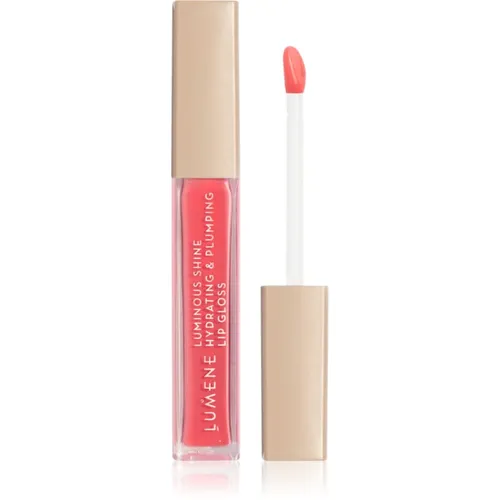 Lumene Luminous Shine Hydratisierendes Lipgloss Farbton 4 Peach Pink 5 ml