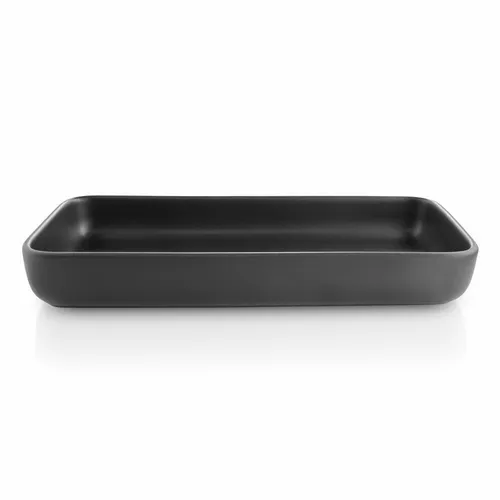 EVA SOLO Nordic Kitchen Servierplatte aus Steinzeug 12x24cm in schwarz von Eva Solo